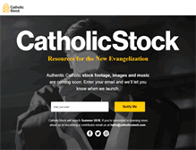 Tablet Screenshot of catholicstock.com